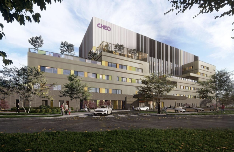 Image of CHEO Integrated Treatment Centre rendering