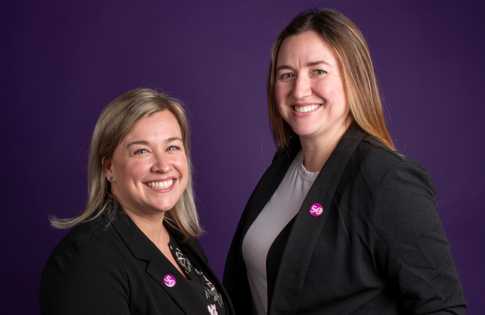 cheo nurses smile and pose for camera